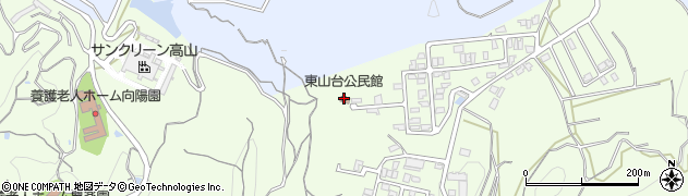 東山台公民館周辺の地図