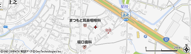 熊谷市上之774akippa駐車場周辺の地図