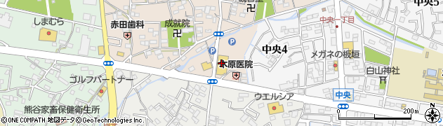 コープ熊谷店周辺の地図