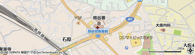 熊谷警察署周辺の地図