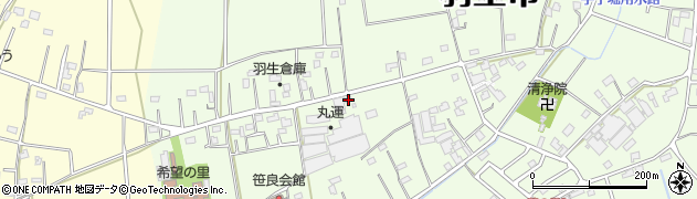 埼玉県羽生市下手子林2433周辺の地図