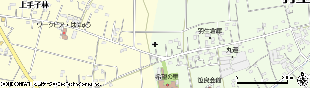 埼玉県羽生市下手子林2754周辺の地図