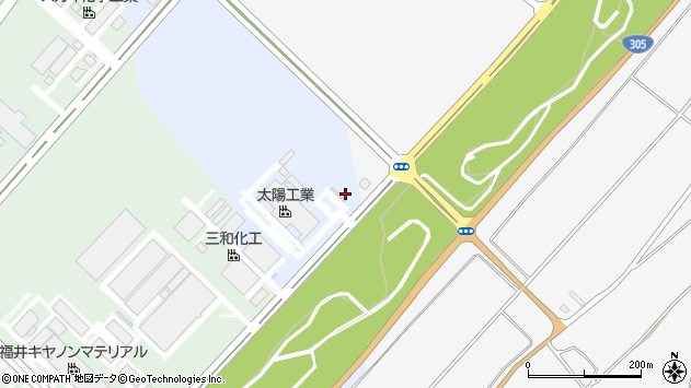 〒910-3138 福井県福井市テクノポートの地図