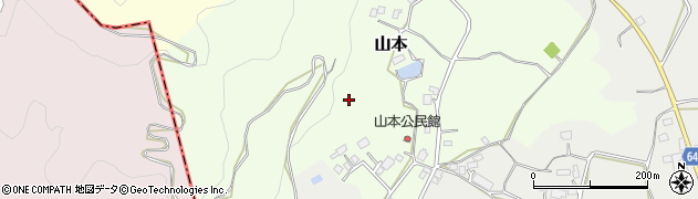 茨城県かすみがうら市山本周辺の地図