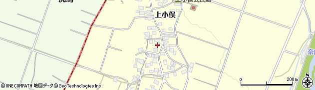 長野県松本市笹賀上小俣967周辺の地図