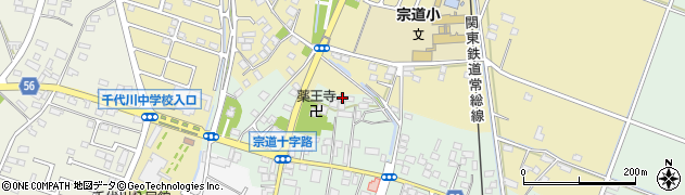 茨城県下妻市宗道72周辺の地図