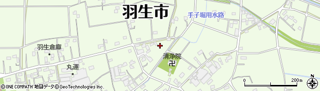 埼玉県羽生市下手子林2270周辺の地図