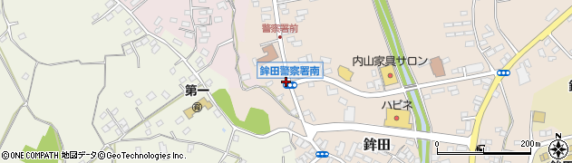 鉾田警察署南周辺の地図