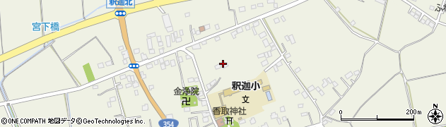 茨城県古河市釈迦97周辺の地図