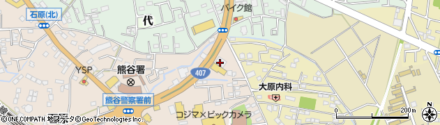 快活CLUB407号熊谷石原店周辺の地図