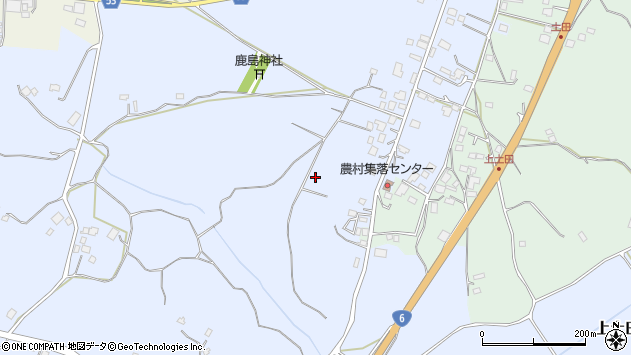 〒315-0057 茨城県かすみがうら市上土田の地図