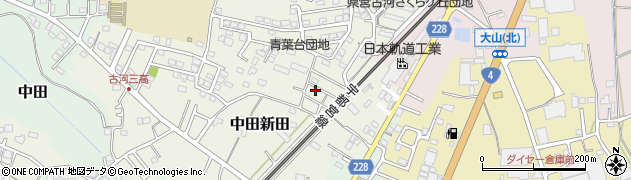 茨城県古河市中田新田59周辺の地図
