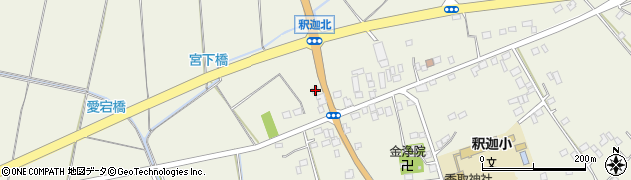茨城県古河市釈迦299周辺の地図