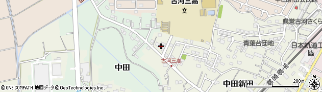 茨城県古河市中田新田18周辺の地図