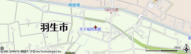 埼玉県羽生市下手子林2238周辺の地図
