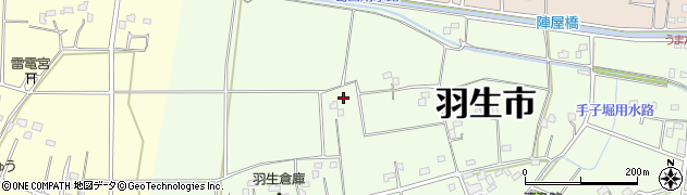 埼玉県羽生市下手子林2630周辺の地図