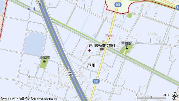 〒347-0051 埼玉県加須市戸川の地図