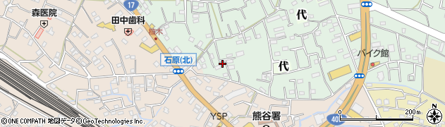 埼玉県熊谷市新島408周辺の地図