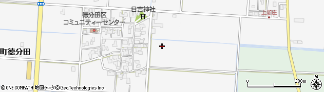 福井県坂井市坂井町徳分田周辺の地図