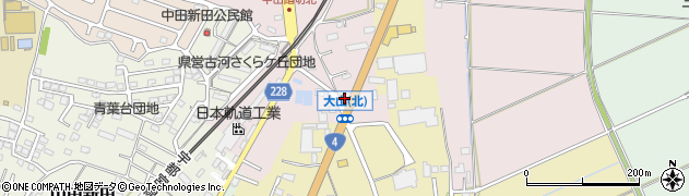 茨城県古河市茶屋新田1周辺の地図