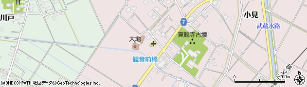 丸信ラーメン 行田店周辺の地図