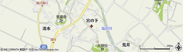 長野県松本市内田宮の下周辺の地図