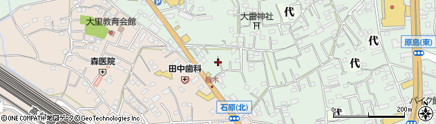 埼玉県熊谷市新島389周辺の地図