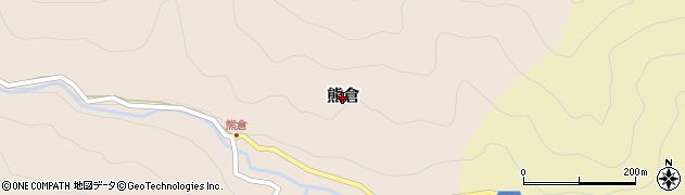 群馬県南牧村（甘楽郡）熊倉周辺の地図