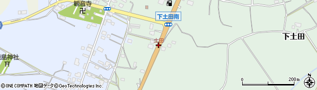 土田周辺の地図