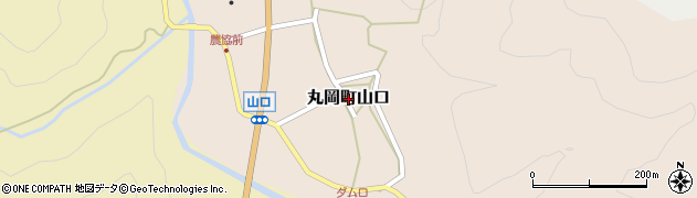 福井県坂井市丸岡町山口周辺の地図