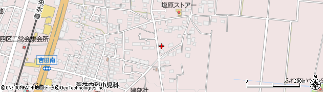塩尻吉田簡易郵便局周辺の地図