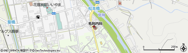松本橋周辺の地図