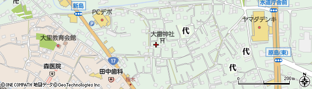 埼玉県熊谷市新島325周辺の地図