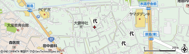埼玉県熊谷市原島1298周辺の地図