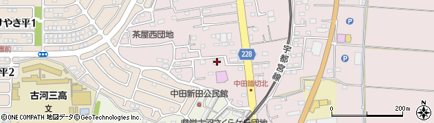 茨城県古河市茶屋新田482周辺の地図