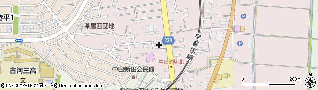 茨城県古河市茶屋新田476周辺の地図