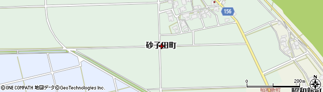 福井県福井市砂子田町周辺の地図
