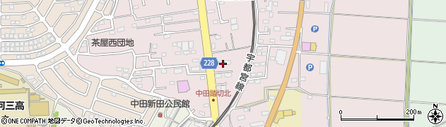 茨城県古河市茶屋新田51周辺の地図