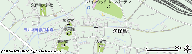 埼玉県熊谷市久保島周辺の地図
