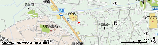 埼玉県熊谷市新島286周辺の地図