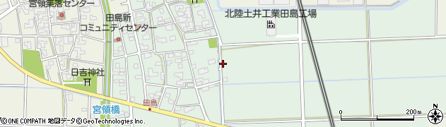 福井県坂井市坂井町田島周辺の地図