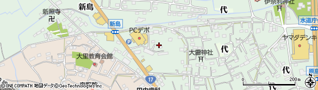 埼玉県熊谷市新島284周辺の地図
