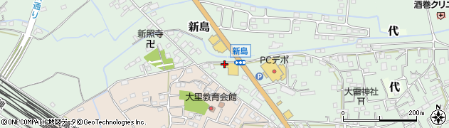 埼玉県熊谷市新島252周辺の地図