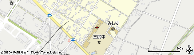熊谷市立三尻中学校周辺の地図
