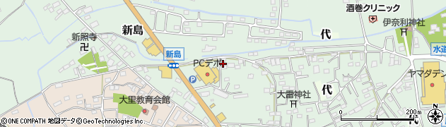 埼玉県熊谷市新島278周辺の地図