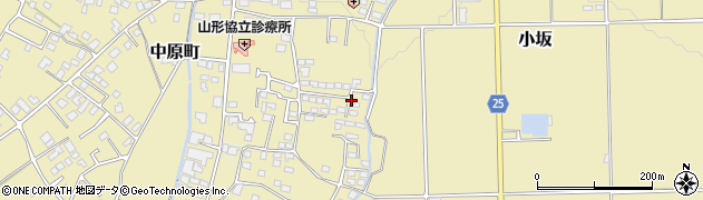 長野県山形村（東筑摩郡）小坂台周辺の地図