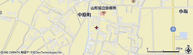 長野県山形村（東筑摩郡）小坂東周辺の地図