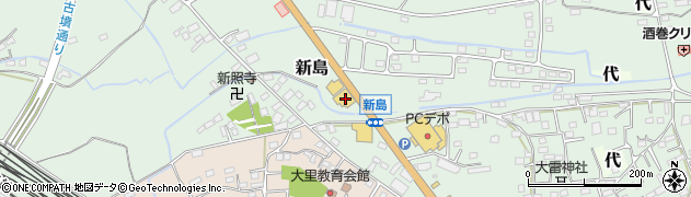 埼玉県熊谷市新島186周辺の地図