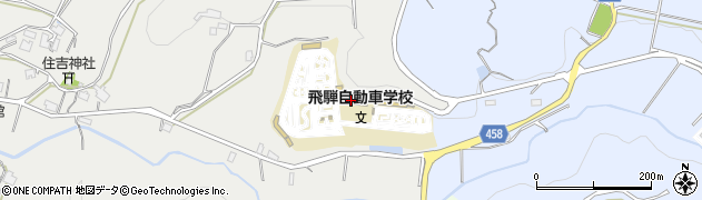 飛騨自動車学校周辺の地図