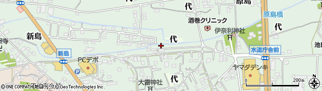 埼玉県熊谷市新島348周辺の地図